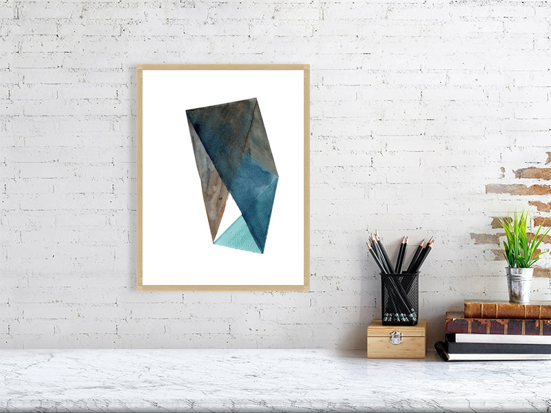 Landscape with standing stone 2014 framed